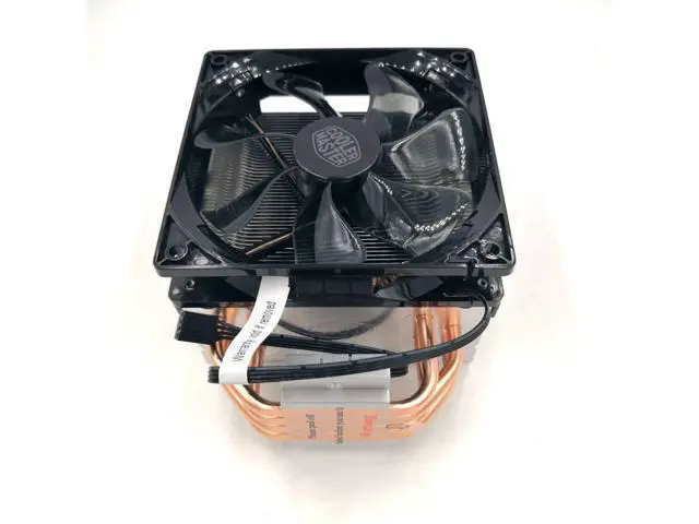 Alt view image 5 of 7 - For Cooler Master Blizzard T400i - CPU Cooler with XtraFlo 120 "Fire Red" LED PWM Fan & 4 Direct Contact Heatpipes- Intel Socket LGA 2066/2011-v3/2011/1156/1155/1151/1150/1366/775