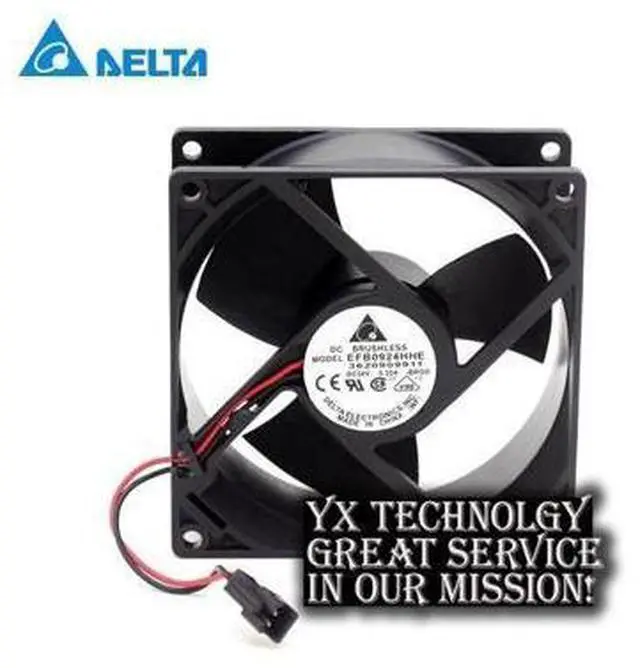 Main image of The new 9238 EFB0924HHE 24V 0.30A 9CM inverter cooling fan for Delta 92*92*38mm