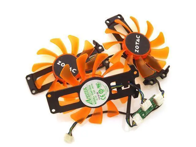 Alt view image 2 of 6 - 3pcs/lot GA81S2U 12V 0.38A 4Wire 4Pin VGA Fan For ZOTAC GTX 980-4GD5 AMP HA Graphics Card Cooler Cooling Fan