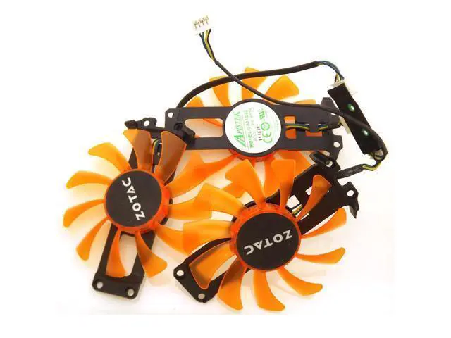 Alt view image 4 of 6 - 3pcs/lot GA81S2U 12V 0.38A 4Wire 4Pin VGA Fan For ZOTAC GTX 980-4GD5 AMP HA Graphics Card Cooler Cooling Fan