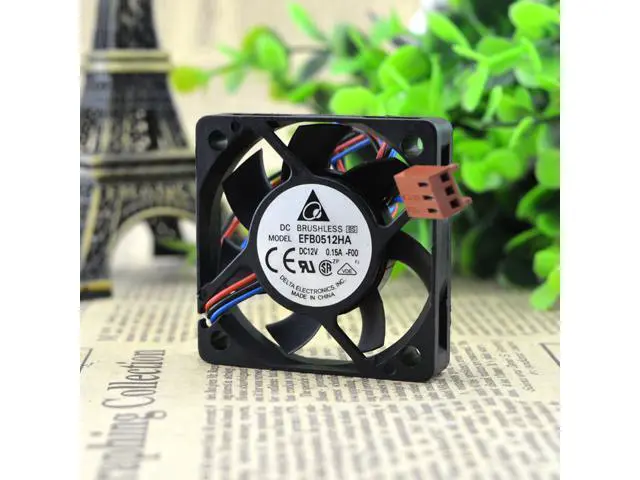 Alt view image 4 of 4 - EFB0512HA DELTA Delta 5010 12V 0.15A 5CM cm 4-wire PWM fan CPU fan