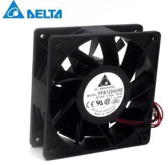 Main image of 2pcs New and Original PFB1224UHE 12CM 24V 2.40A inverter cooling fan violence for Delta 120 * 120 * 38mm