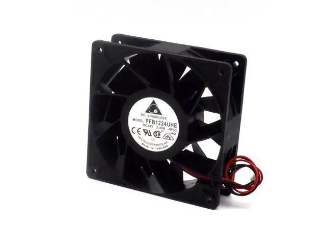 Alt view image 2 of 6 - 2pcs New and Original PFB1224UHE 12CM 24V 2.40A inverter cooling fan violence for Delta 120 * 120 * 38mm