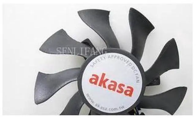 Main image of For akasa DFL801512H-Y Graphics Cooling Fan DC 12V 0.19A 4-wire