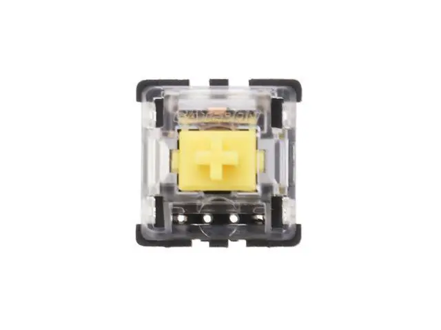 Alt view image 2 of 5 - 70PCS Pack 3Pin Gateron Linear Yellow Switch Keyboard Switch for Mechanical Gaming Keyboard - OEM
