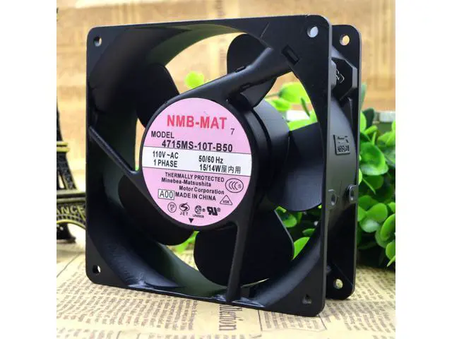 Alt view image 4 of 5 - NMB 4715MS-10T-B50 110V 100V 12038 15W 12CM axial flow cooling fan