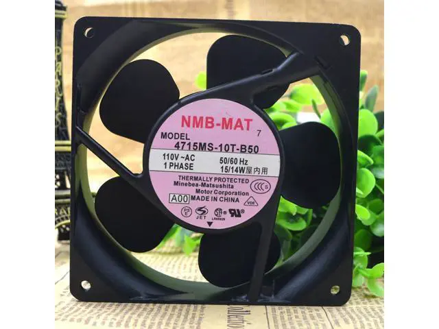 Alt view image 5 of 5 - NMB 4715MS-10T-B50 110V 100V 12038 15W 12CM axial flow cooling fan