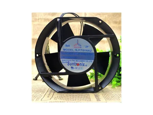 Alt view image 3 of 5 - SJ \/ 1725HA2 220V 17cm 17251 0.12A high temperature cooling fan