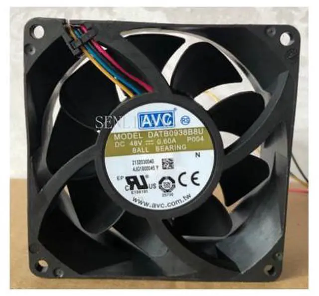 Main image of DATB0938B8U DC 48V 0.6A 9038 9CM 90*90*38mm 4 Wires 8U Inverter Cooling Fan
