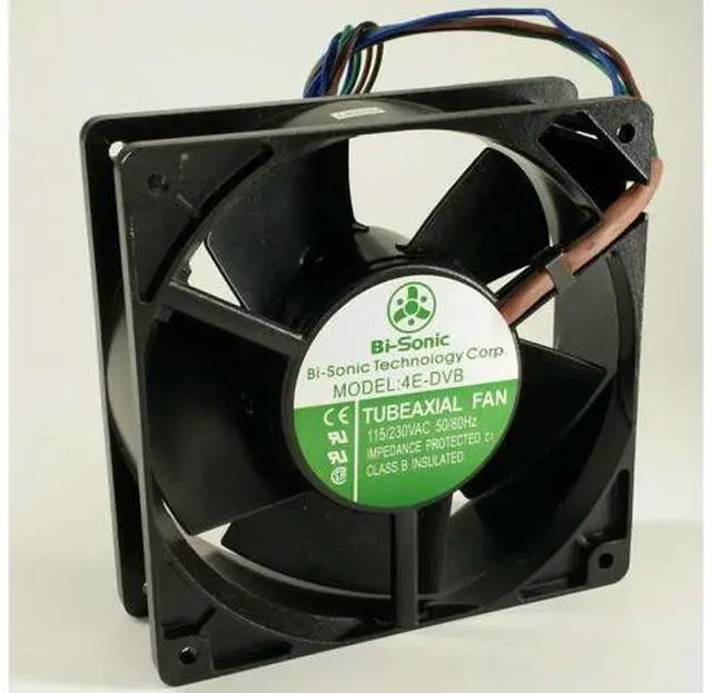 Main image of Original Taiwan 4E-DVB 115/230V 4 wire All metal Dual voltage cooling fan
