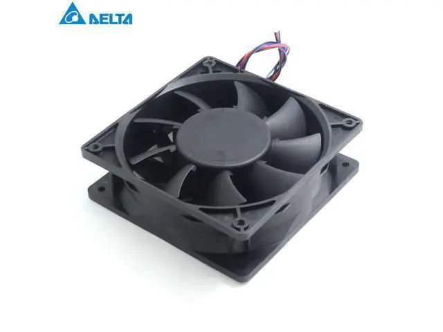 Alt view image 6 of 6 - 120*120*38mm FFB1224SHE-BR00 12038 24V 1.20A wind turbine fan for delta