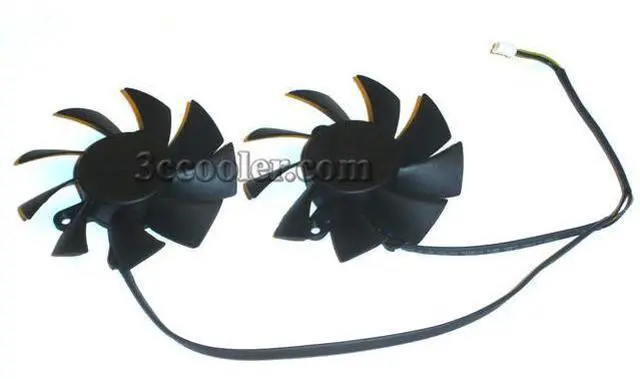 Alt view image 2 of 2 - Twins Frameless Cooling Fan of Power Logic PLA08015S12HH 12V 0.35A 4-Wires For Video Card