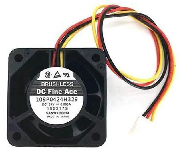 Main image of 109P0424H329 DC24V 0.095A original Japan Sanyo SANYO 40 * 40 * 28 equipment fan