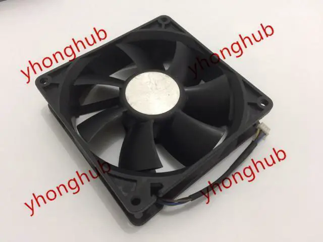 Alt view image 2 of 4 - Delta AUB0912H 8M30 Server Cooling Fan DC 12V 0.30A 90x90x25mm