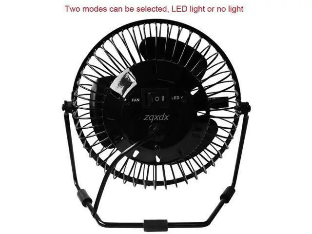 Alt view image 6 of 6 - 360 Degree Rotation USB LED Display RGB DIY Programmable Cooling Fan for Home Office PC Z11 Drop ship