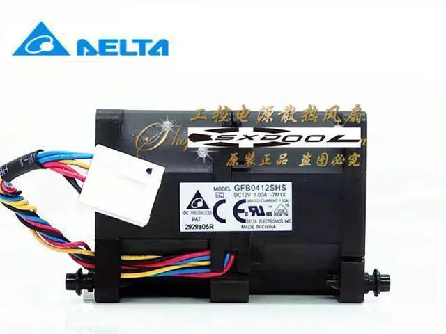 Main image of New Delta GFB0412SHS -C -7M1X 12V for FAN-0101L4 1.00A server cooling fan
