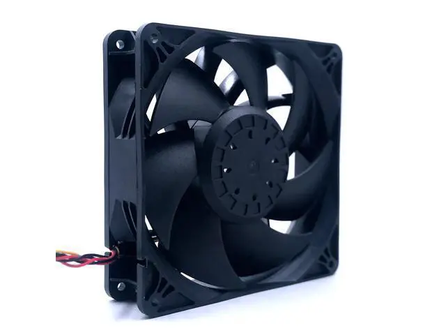 Alt view image 2 of 5 - Powerful 6Pin fan 140mm 14038 DC 12V 4A 5600RPM 280CFM E9+ E10 bitcoin miner cooling fan replace PFM1412DE
