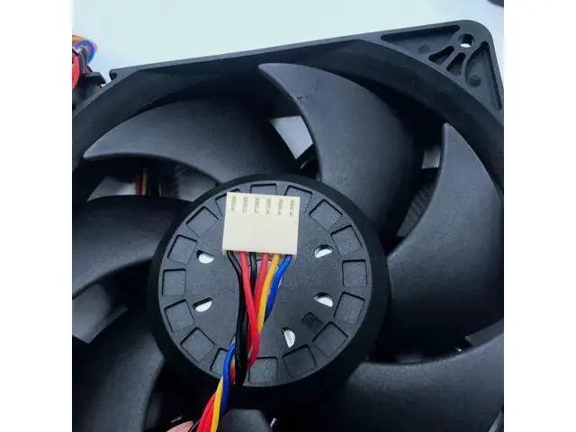 Alt view image 5 of 5 - Powerful 6Pin fan 140mm 14038 DC 12V 4A 5600RPM 280CFM E9+ E10 bitcoin miner cooling fan replace PFM1412DE