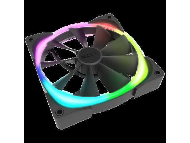 Alt view image 2 of 7 - HF-28120-B1 AER RGB 2 120mm RGB LED NZXT Fluid Dynamic Bearing PWM Fan for Hue 2 ,Cooling fan