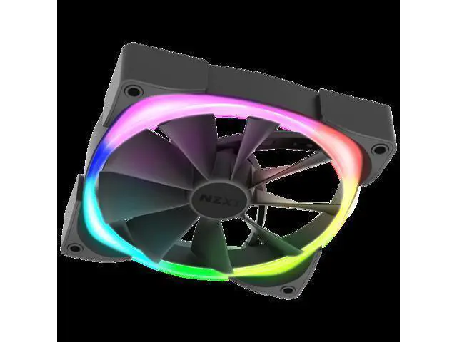 Alt view image 3 of 7 - HF-28120-B1 AER RGB 2 120mm RGB LED NZXT Fluid Dynamic Bearing PWM Fan for Hue 2 ,Cooling fan