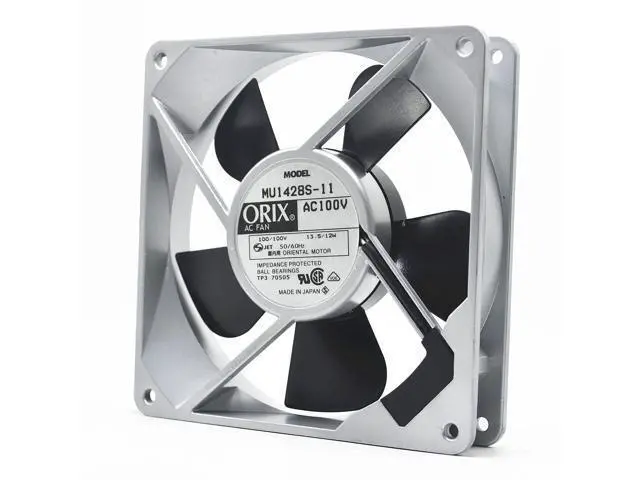 Alt view image 2 of 3 - New Japan ORIX MU1428S-11 100V 0.15A cooling fan