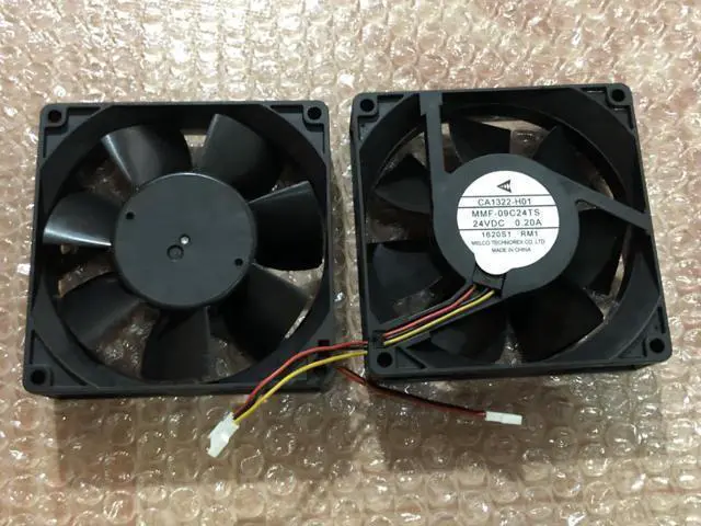 Alt view image 2 of 2 - New Mitsubishi MMF-09C24TS-RM1 24V 0.2A cooling fan