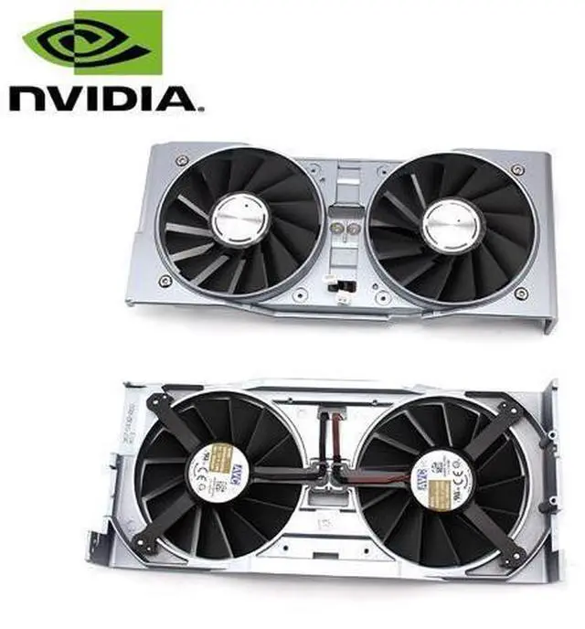 Main image of A Pair fan & frame DAPA0815B2UP002 DAPA0815B2UP003 12V 0.6A 85mm GPU Fan NVIDIA RTX 2060 RTX2070 RTX 2060 2070 Graphics Card Cooling Fan