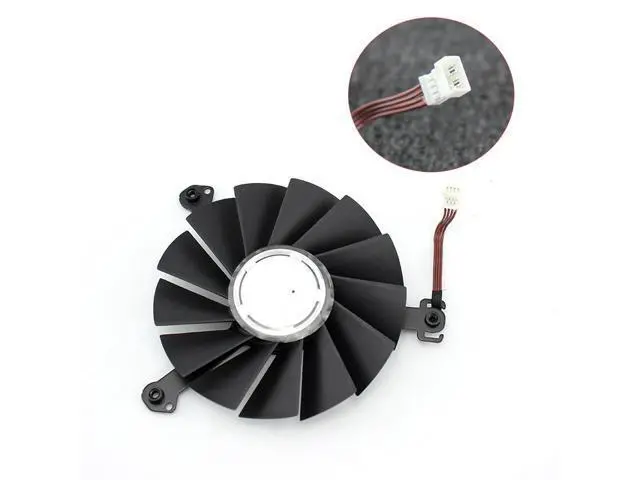 Alt view image 3 of 7 - A Pair fan & frame DAPA0815B2UP002 DAPA0815B2UP003 12V 0.6A 85mm GPU Fan NVIDIA RTX 2060 RTX2070 RTX 2060 2070 Graphics Card Cooling Fan