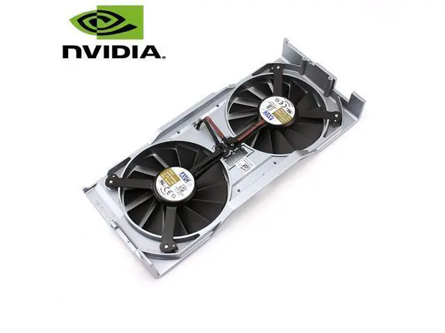 Alt view image 5 of 7 - A Pair fan & frame DAPA0815B2UP002 DAPA0815B2UP003 12V 0.6A 85mm GPU Fan NVIDIA RTX 2060 RTX2070 RTX 2060 2070 Graphics Card Cooling Fan