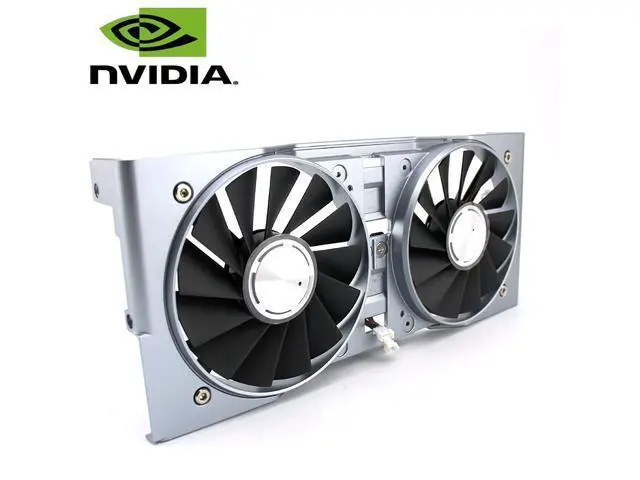 Alt view image 6 of 7 - A Pair fan & frame DAPA0815B2UP002 DAPA0815B2UP003 12V 0.6A 85mm GPU Fan NVIDIA RTX 2060 RTX2070 RTX 2060 2070 Graphics Card Cooling Fan