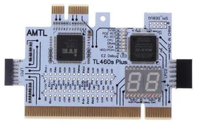 Alt view image 3 of 4 - Multifunction LPC-DEBUG Card PCI PCI-E LPC Motherboard Diagnostic Test LPC-Debug Post card diagnostic test kit Z09 Drop Ship
