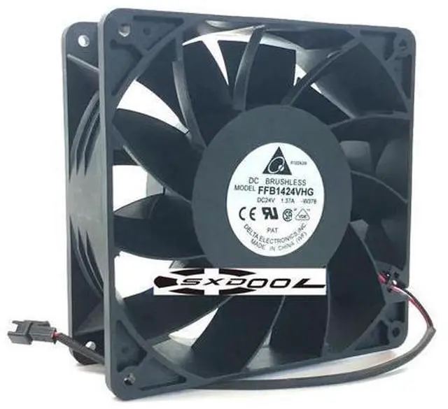 Main image of Original DELTA FFB1424VHG 24V 1.37A 14CM 14050 large air volume violent inverter fan 2-wire 2-pin