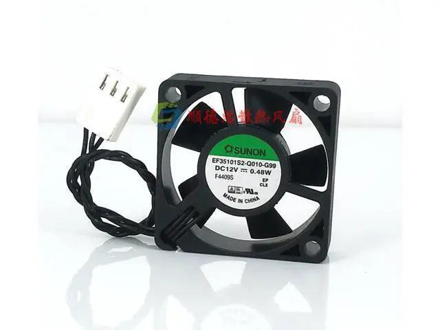 Alt view image 4 of 4 - NEW SUNON EF35101S2-Q010-G99 12V0.48W 3510 3.5CM Sabre Tooth Notebook Fan