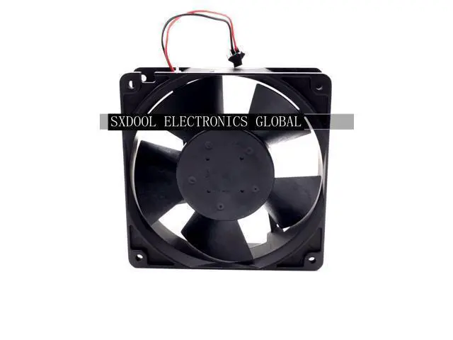 Alt view image 3 of 4 - NMB-MAT 4715SL-05W-B60 DC24V 1.20A 12cm 12038 inverter fan metal frame high temperature resistance 2-wire