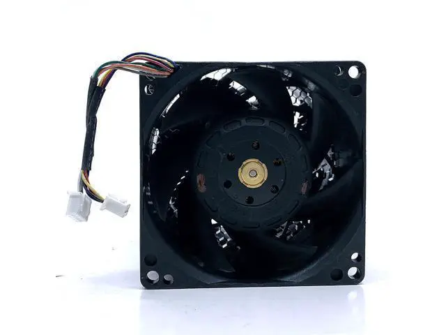 Alt view image 3 of 4 - DFPL0880B8U 48V High Speed Powerful DC Cooling Fan for AVC 8080 Violent Automobile Supercharged Double Motor 4.5A 8CM Fans