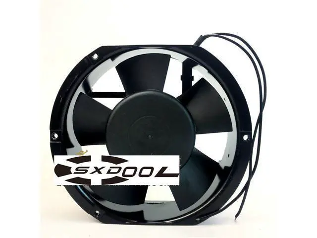 Alt view image 3 of 4 - NEW original COMMONWEALTH ROTARY FAN 172*51mm 17CM FP-108EX-S1-B 110-120V 50/60Hz 0.50A 33W Ball bearing 2 wires Axial AC fan cabinet ups server cooler