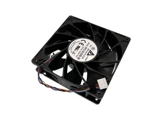 Alt view image 2 of 5 - 14cm 7500rpm Mining High Speed CFM Airflow Cooling Fan PFC1412HE-00 for M30 M31S 140x140x38 mm DC 12V 9A 6-P 6-Pin Dual Ball