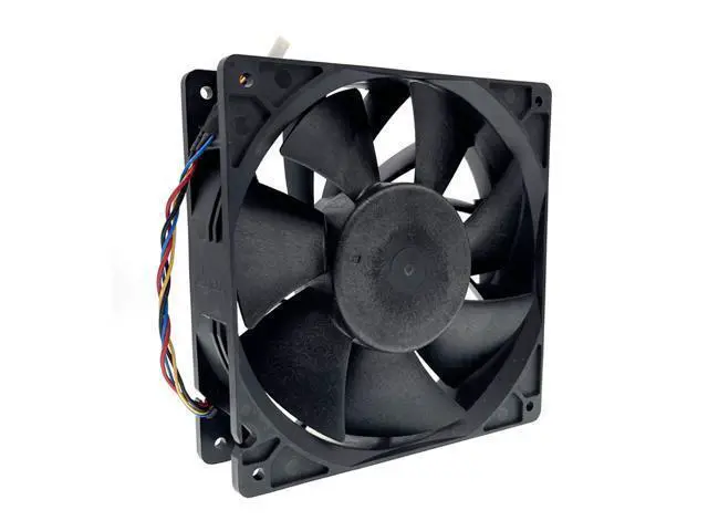 Alt view image 4 of 5 - 14cm 7500rpm Mining High Speed CFM Airflow Cooling Fan PFC1412HE-00 for M30 M31S 140x140x38 mm DC 12V 9A 6-P 6-Pin Dual Ball