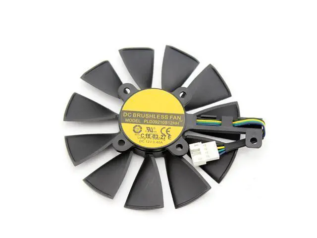 Alt view image 4 of 5 - 87MM PLD09210S12M PLD09210S12HH Cooling Fan Replace For ASUS RX VEGA64 VEGA56 64 RX 580 Fan GTX 1080Ti Graphics Card Fan
