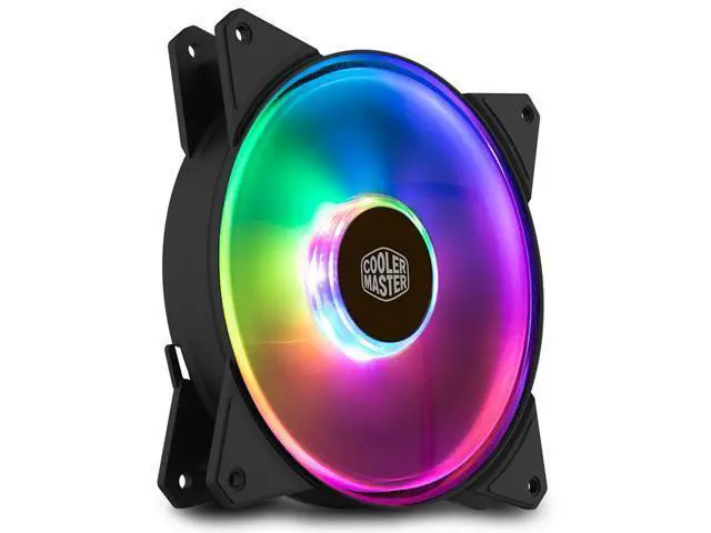 Alt view image 4 of 5 - Cooler Master MF140 ARGB 14cm RGB 5V/3PIN Computer Case Quiet PWM Fan PC CPU Cooler Radiator Water Cooling 140mm Replaces Fans