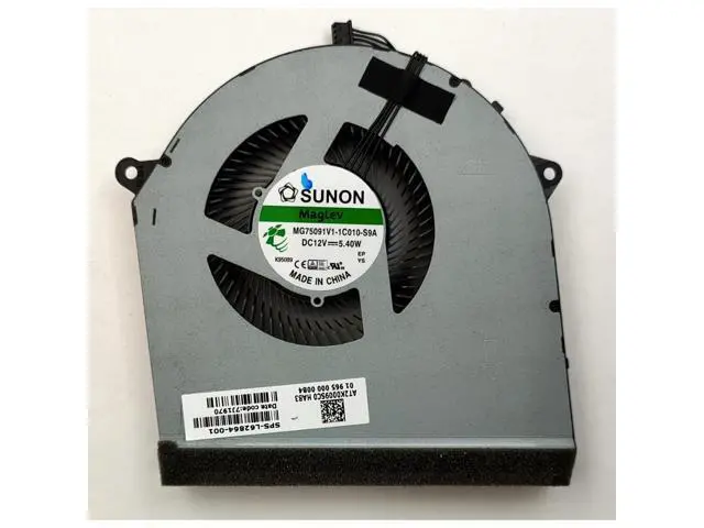 Alt view image 2 of 3 - New For HP Omen 17-CB 17-CB0002CA 17-CB0020NR 17-CB0040NR 17-CB0050NR 17-CB0070NR TPN-C144 17-CB0080NR Laptop GPU Cooling Fan