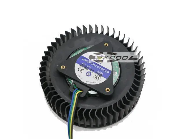 Alt view image 2 of 5 - For ASUS RTX 2060 2070 2080ti Turbo public graphics card turbo fan CF7525U12D 12V 2.2A ,Diameter: 78mm,Hole distance: 37mm