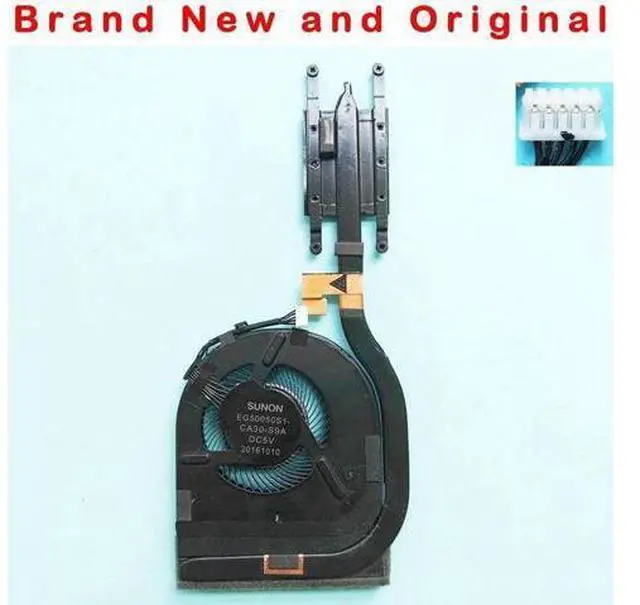 Main image of New original cooler FOR Lenovo ThinkPad T470 CPU Fan Heatsink 01AX928 radiator EG50050S1-CA30-S9A AT12D002SS0