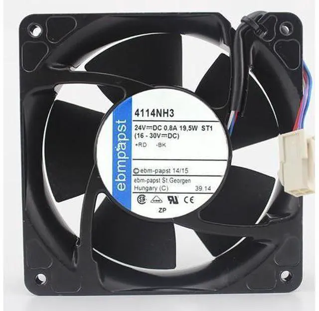Main image of PAPST 4114NH3 High power cooling fan 120*120*38MM 24V 19.5W server inverter