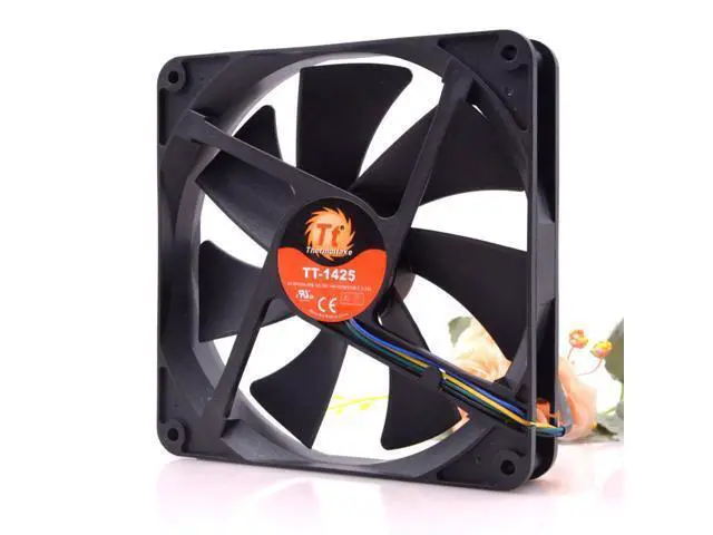 Alt view image 5 of 6 - 140*25mm TT-1425 HA1425M12SB-Z 12V 0.36A 4 wires 4 pins 14CM case fan for power ups server