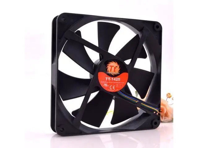 Alt view image 6 of 6 - 140*25mm TT-1425 HA1425M12SB-Z 12V 0.36A 4 wires 4 pins 14CM case fan for power ups server