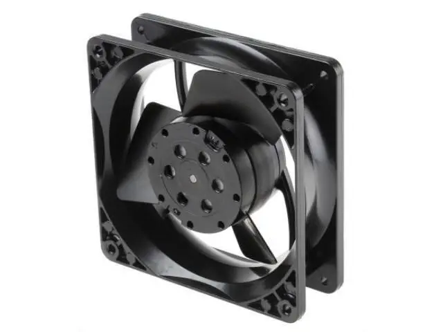Alt view image 2 of 3 - Ebmpapst 4550N size 119 x 119 x 38mm 230 V AC cooling fan air flow 145m3/h 2550rpm Compact fan