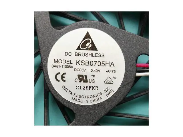 Alt view image 2 of 3 - NEW ORIGINAL CPU COOLING FAN FOR DELTA KSB0705HA DC 5V 0.4A -AF75 BA81-11008A CPU FAN COOLER