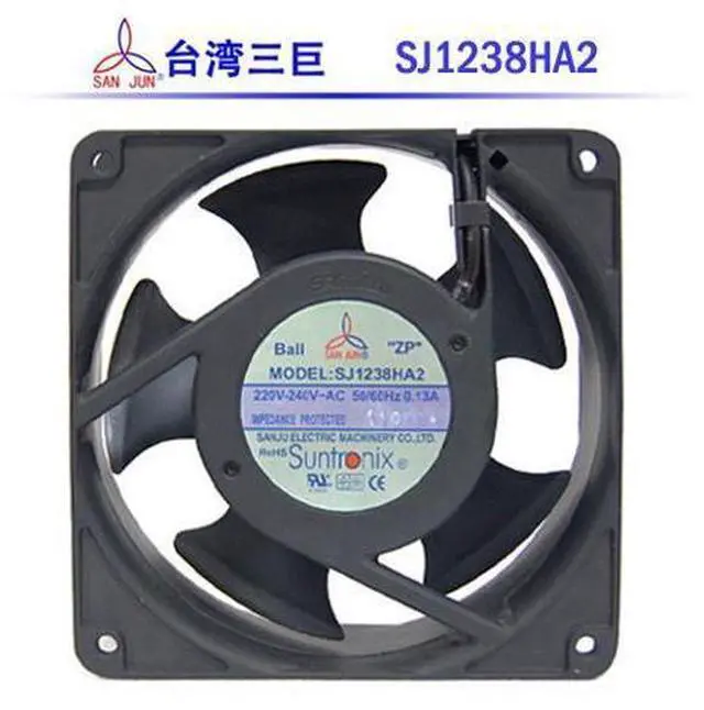 Main image of Brand new original Sanju SJ1238HA1 AC110V12038 double ball axial flow cooling fan fan 4 inch