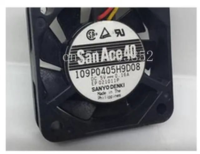 Main image of 109P0405H9D08 Server Cooling Fan DC 5V 0.160 40x40x10mm 3-wire